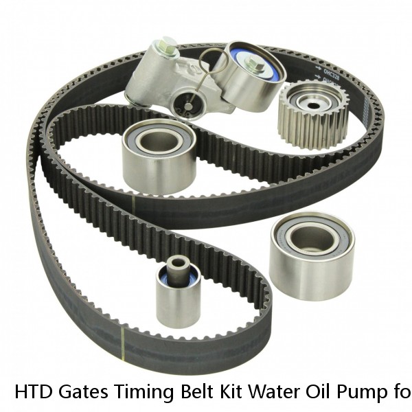 HTD Gates Timing Belt Kit Water Oil Pump for 06-11 Hyundai Accent Kia Rio Rio5 #1 image