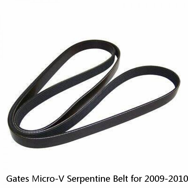 Gates Micro-V Serpentine Belt for 2009-2010 Pontiac Vibe 2.4L L4 Accessory yk #1 image