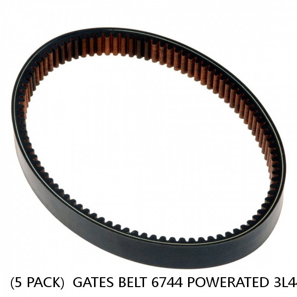 (5 PACK)  GATES BELT 6744 POWERATED 3L440K 3/8 X 44"  REPLACEMENT FLAT- V  #1 image